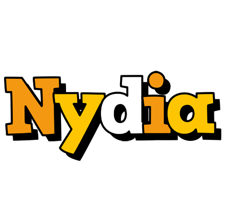 Nydia cartoon logo
