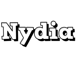 Nydia snowing logo