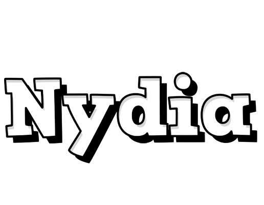 Nydia snowing logo