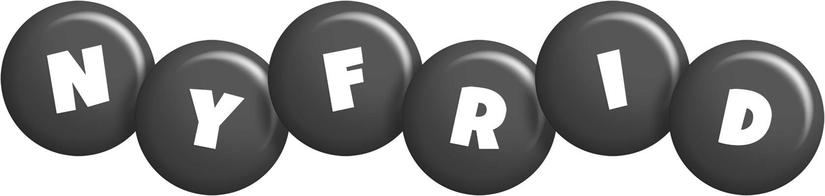 Nyfrid candy-black logo
