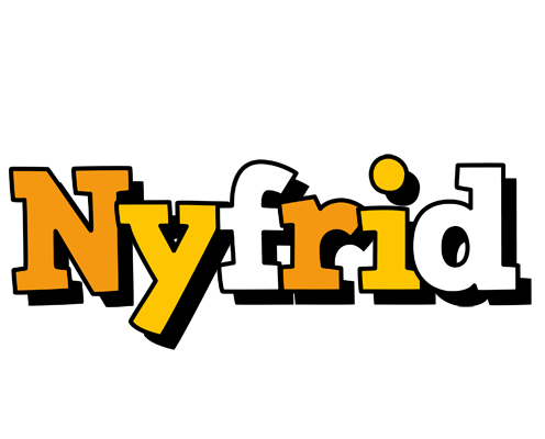Nyfrid cartoon logo