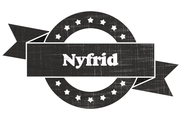 Nyfrid grunge logo