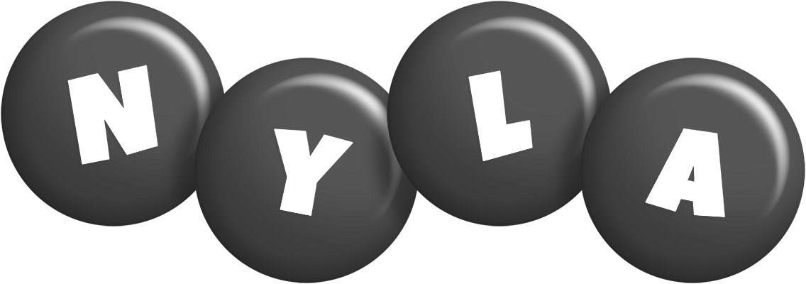 Nyla candy-black logo