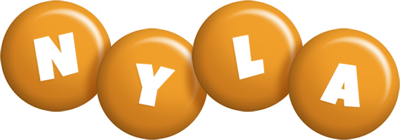Nyla candy-orange logo