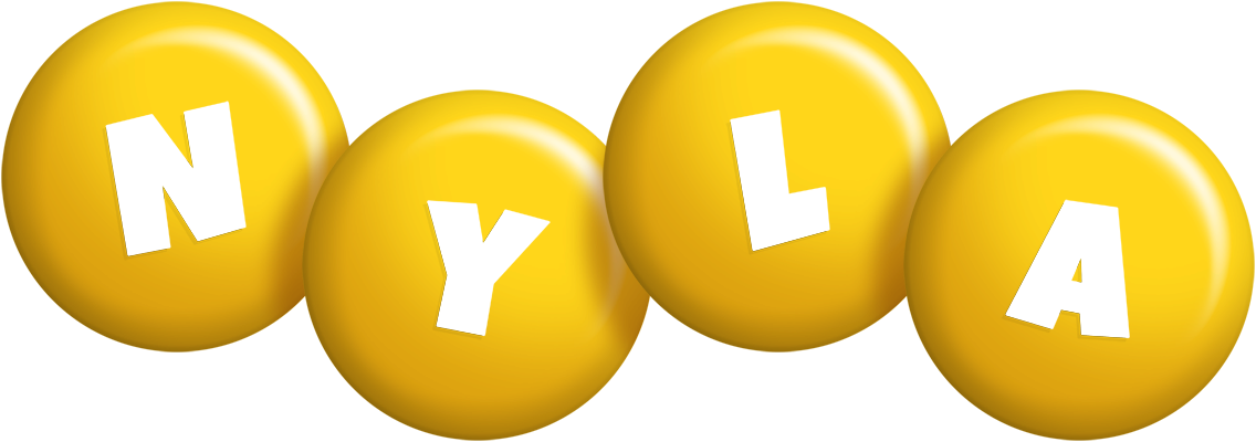 Nyla candy-yellow logo