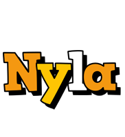 Nyla cartoon logo