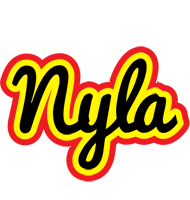 Nyla flaming logo