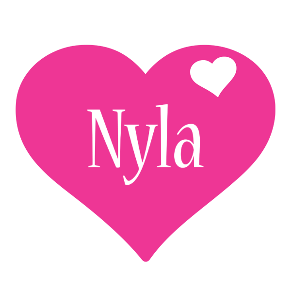 Nyla love-heart logo