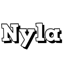 Nyla snowing logo