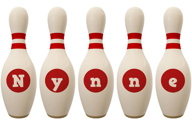 Nynne bowling-pin logo