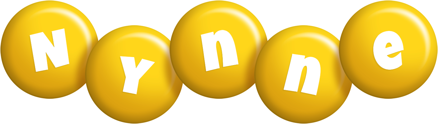 Nynne candy-yellow logo