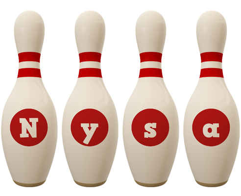 Nysa bowling-pin logo
