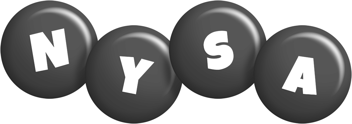 Nysa candy-black logo