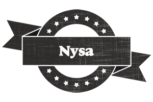 Nysa grunge logo