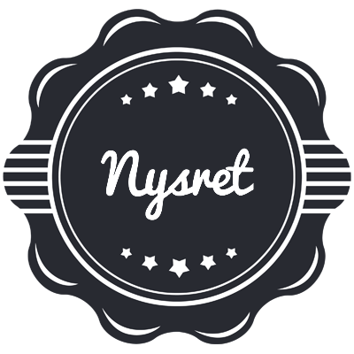 Nysret badge logo