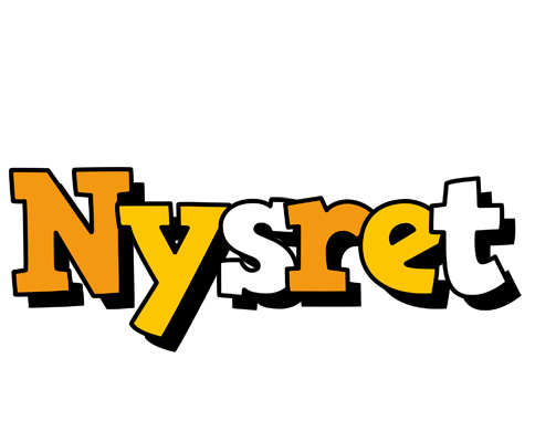 Nysret cartoon logo