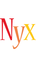 Nyx birthday logo