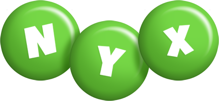 Nyx candy-green logo