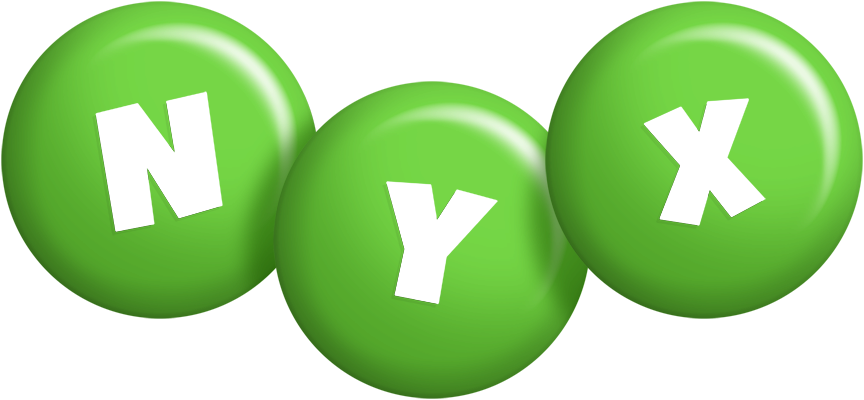 Nyx candy-green logo