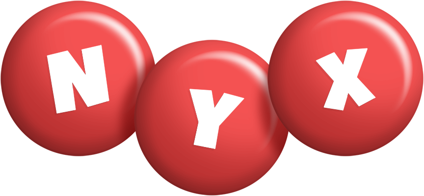 Nyx candy-red logo