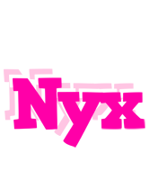 Nyx dancing logo