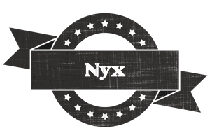 Nyx grunge logo