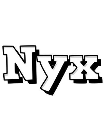 Nyx snowing logo