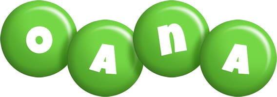 Oana candy-green logo