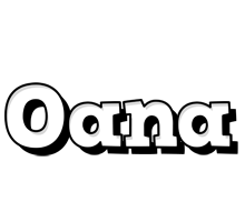 Oana snowing logo