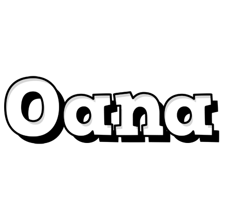 Oana snowing logo