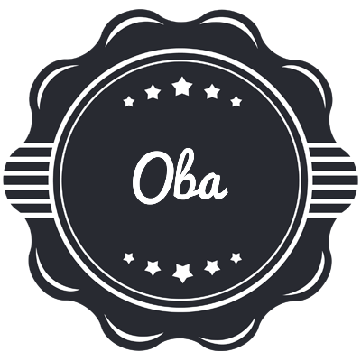 Oba badge logo