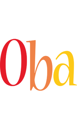 Oba birthday logo