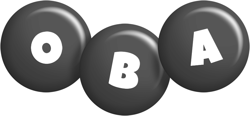 Oba candy-black logo