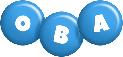 Oba candy-blue logo