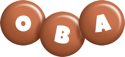 Oba candy-brown logo