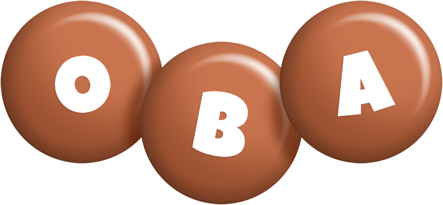 Oba candy-brown logo