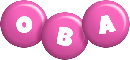 Oba candy-pink logo