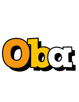 Oba cartoon logo