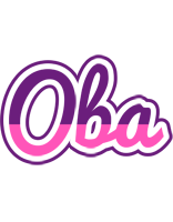 Oba cheerful logo