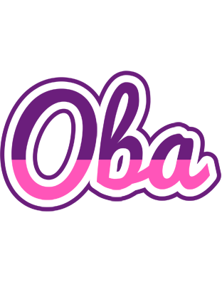 Oba cheerful logo