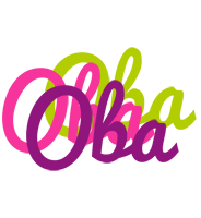 Oba flowers logo