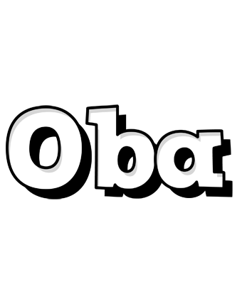 Oba snowing logo
