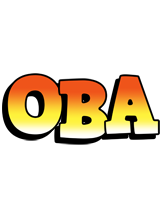 Oba sunset logo