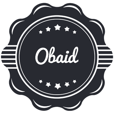 Obaid badge logo