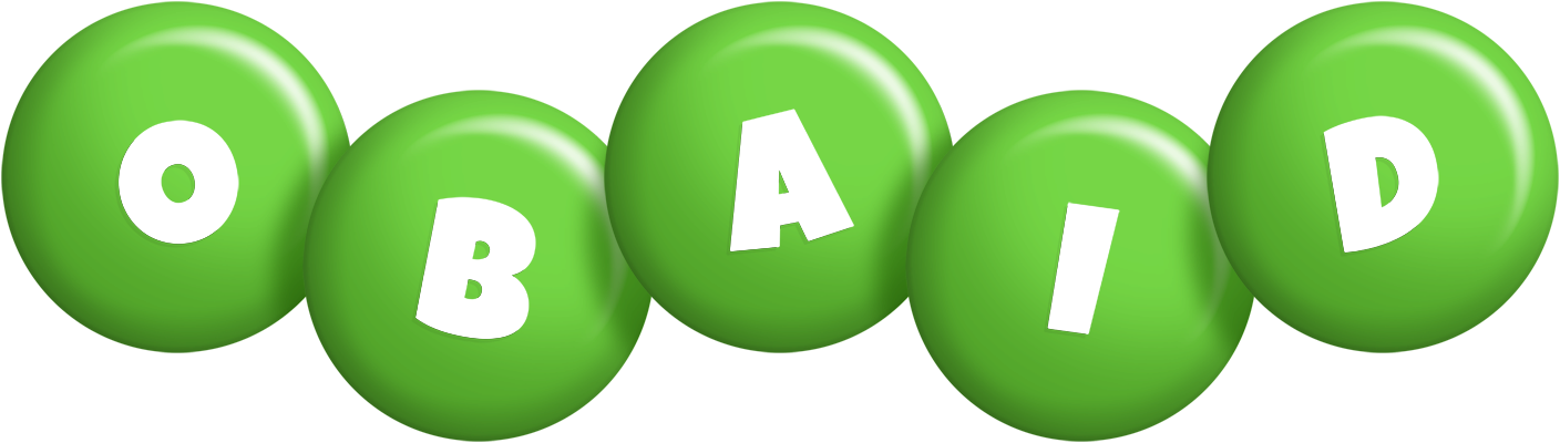 Obaid candy-green logo
