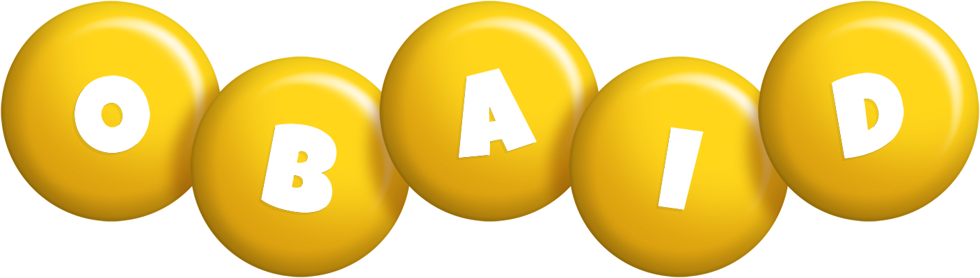 Obaid candy-yellow logo