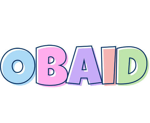 Obaid pastel logo