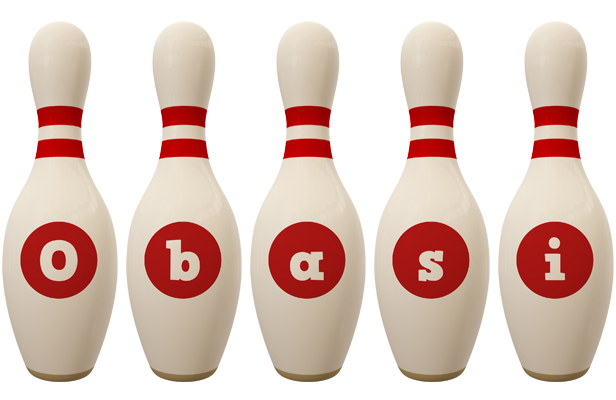 Obasi bowling-pin logo