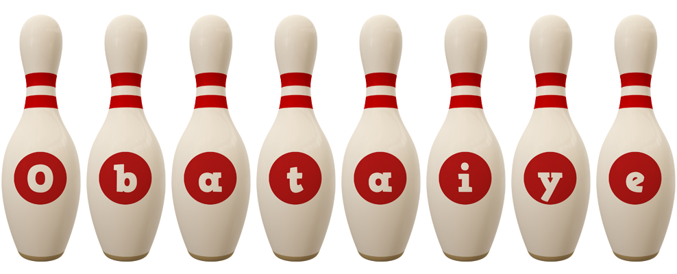 Obataiye bowling-pin logo