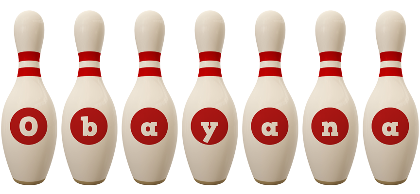 Obayana bowling-pin logo